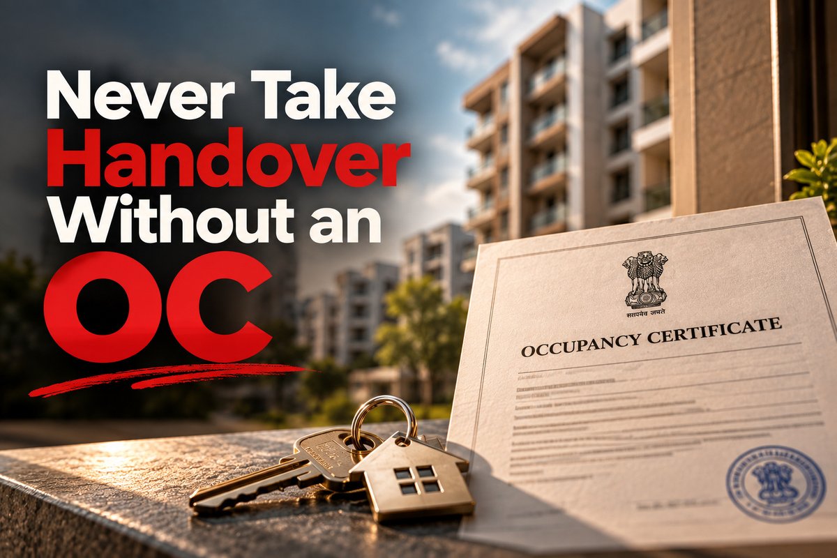 Never Take Handover Without an OC | HousyPoint Home Inspection