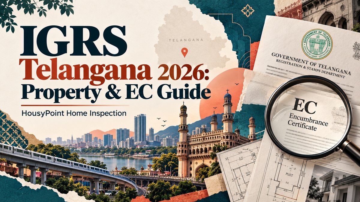 IGRS Telangana 2026: Property & EC Guide | HousyPoint Home Inspection
