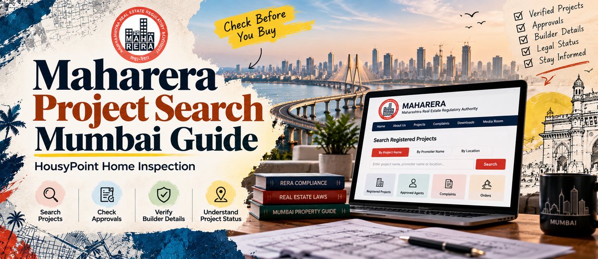 Maharera Project Search Mumbai Guide | HousyPoint Home Inspection