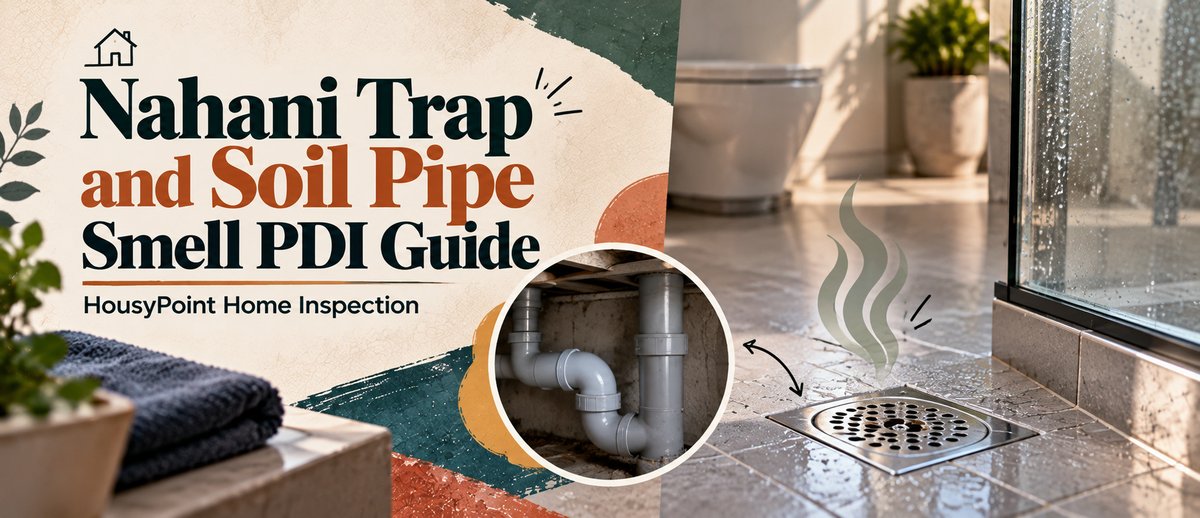 Nahani Trap and Soil Pipe Smell PDI Guide | HousyPoint Home Inspection