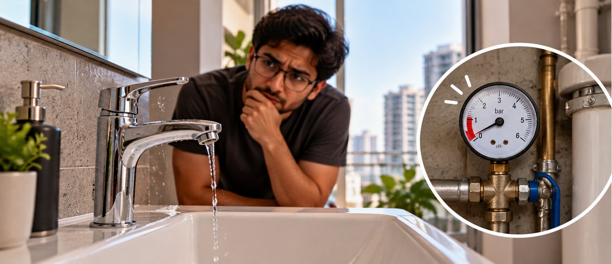No Water Pressure In Flat: PDI Fix | HousyPoint Home Inspection