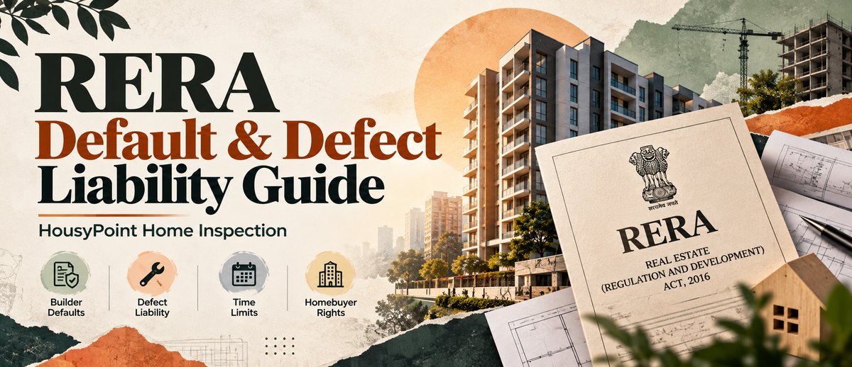 RERA Default & Defect Liability Guide | HousyPoint Home Inspection