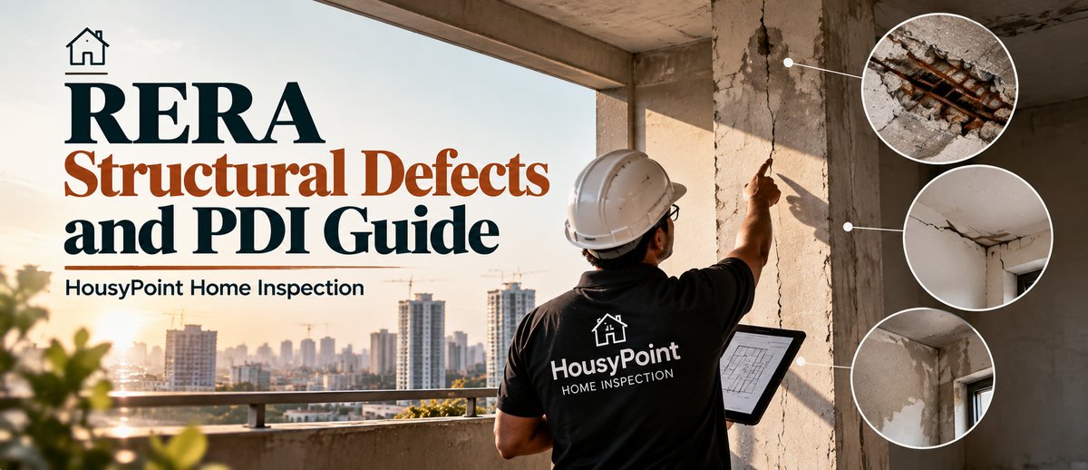 RERA Structural Defects and PDI Guide | HousyPoint Home Inspection